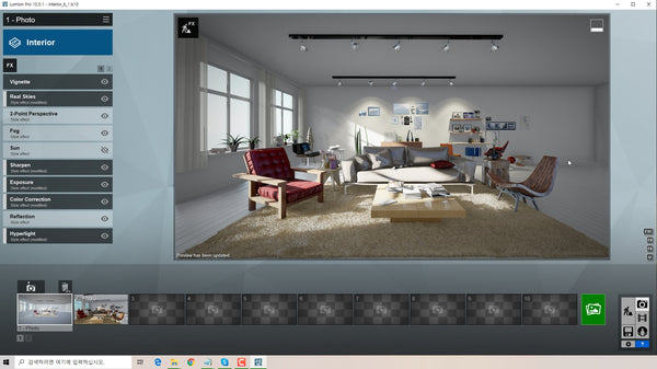 Hall design file of Lumion 10