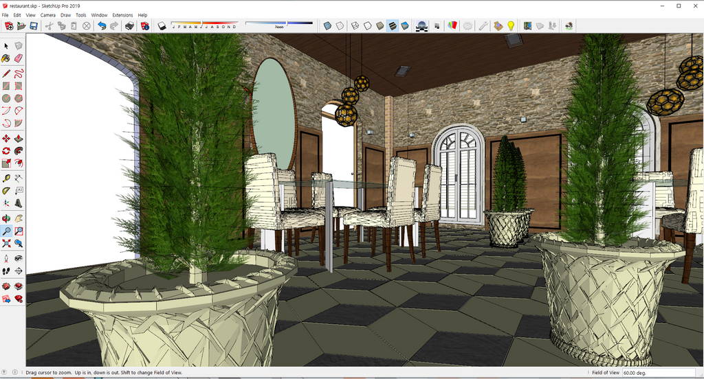 Restaurant  concept design skp8