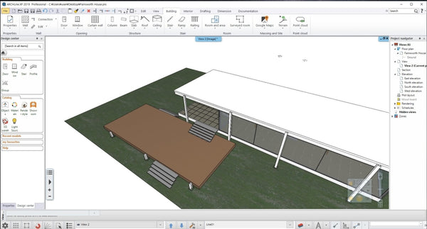 Farnsworth House BIM file(Imitation copy) - Digital file