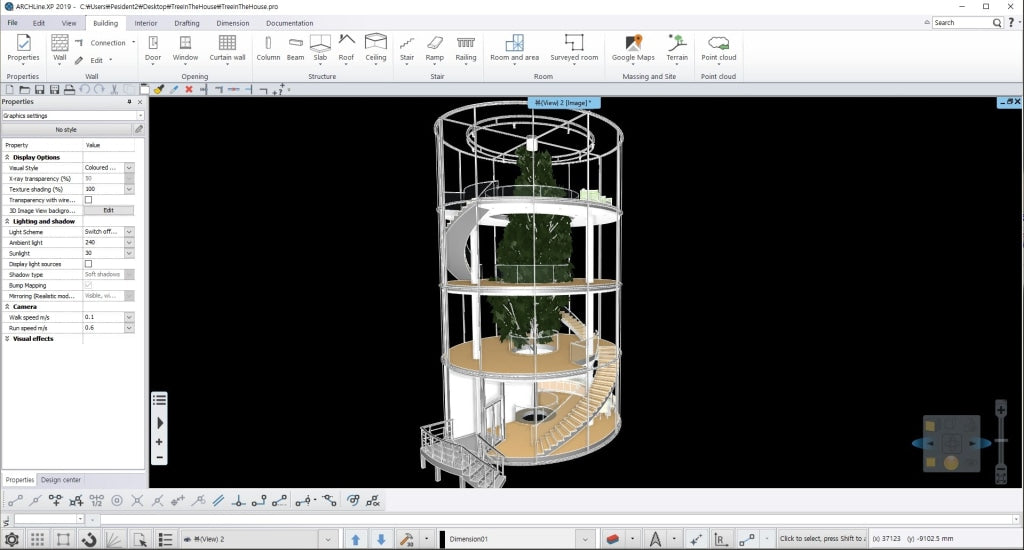 Tree in the House(Imitation copy) - Digital file
