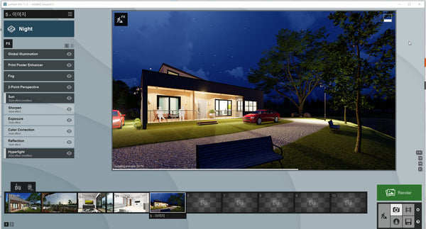 Isolated  House Lumion file