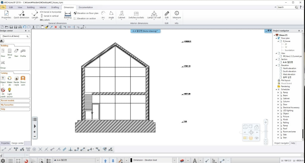 D house project file (2019)_DWG_Pro - Digital file