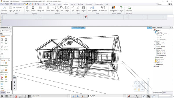 GoldHome Poeple House  BIM file _2020_model