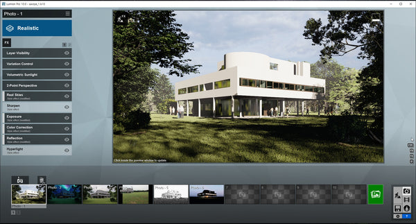 Villa Savoye Lumion 10 file