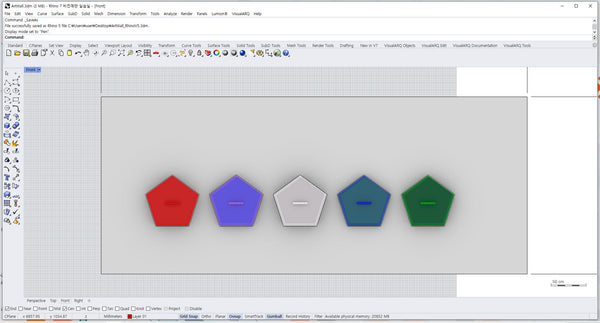 Art Wall with Drawers