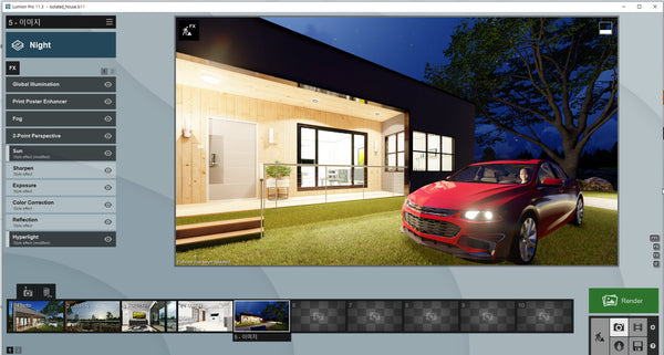 Isolated  House Lumion file