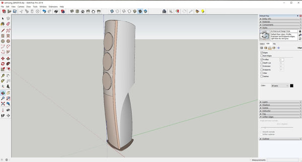Samsung Standing Airconditioner file with Rhino3D and skp file - Digital file