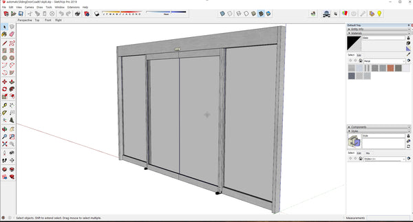 Automatic Sliding Door D61