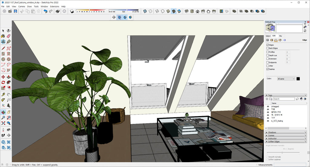 Attic Room -skp8 file