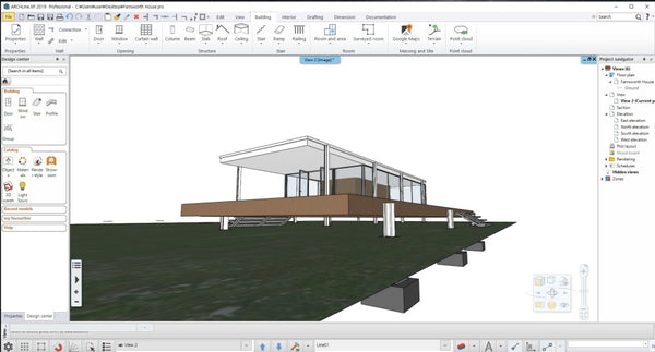 Farnsworth House BIM file(Imitation copy) - Digital file