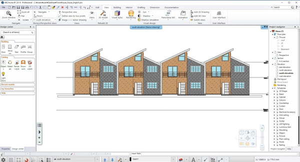 Town House BIM Design file_carpenterA - Digital file
