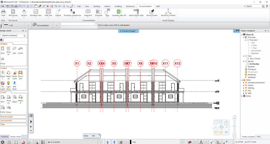 Korean multiplex housing for ARCHLine.XP file
