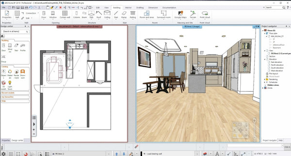 Kitchen Design Project 2019-BIM file - Digital file