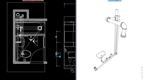 Toilet BIM Project sample of CarpenterA 20221011