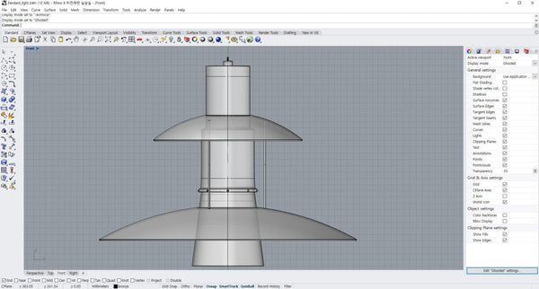 Pendant Light Model - Digital file