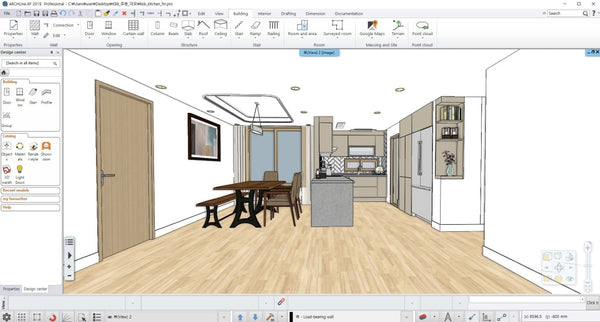 Kitchen Design Project 2019-BIM file - Digital file