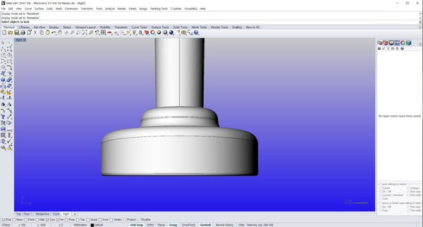 3 Angle Table design file with Rhino3D and skp file - Digital file