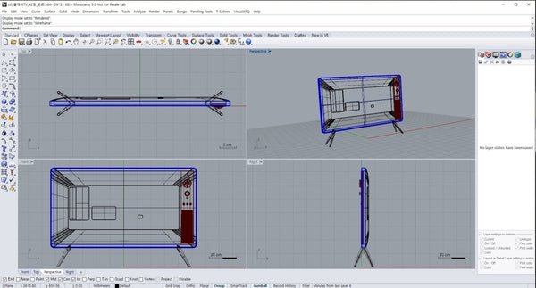 LG TV design file with Rhino3D and skp file - Digital file
