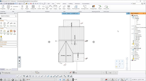 Porch House draft(2019) - Digital file