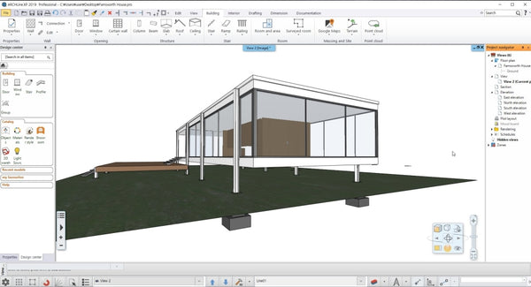 Farnsworth House BIM file(Imitation copy) - Digital file
