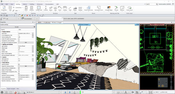 Roof Top Room Design ARCHLine.XP