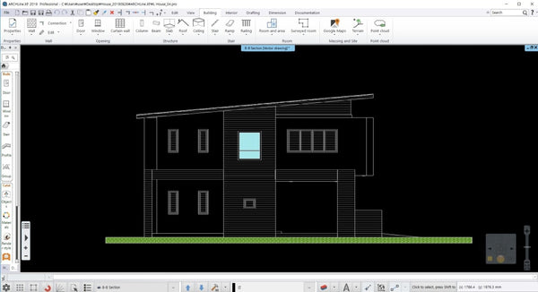 H hose BIM Plan- DWG file and Pro file - Digital file