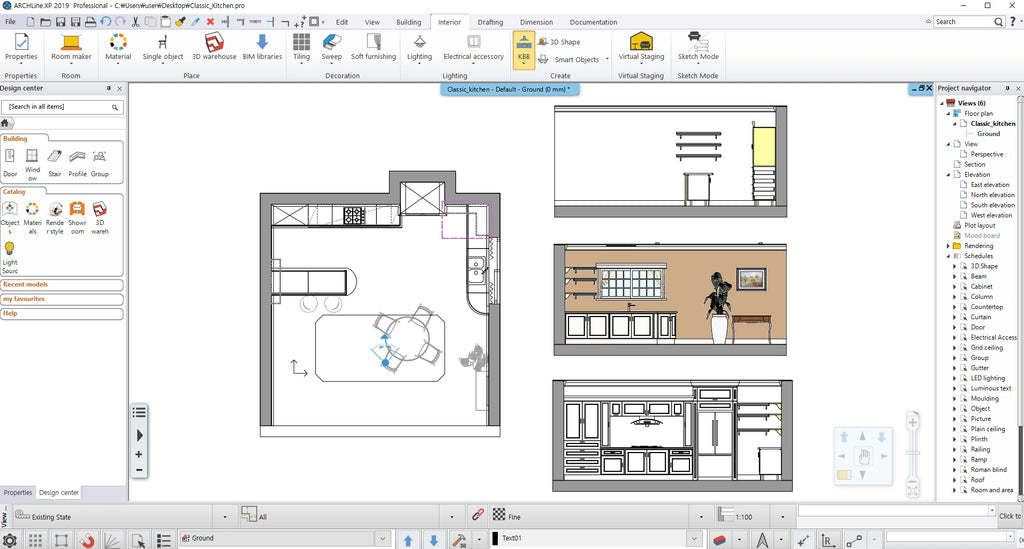 Classic Kitchen BIM file