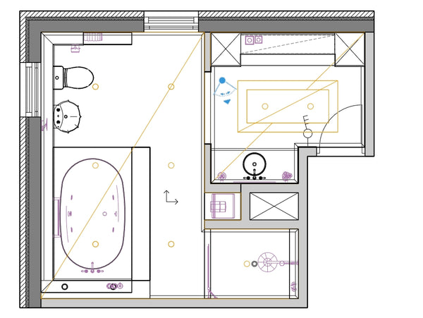 BathRoom with PowderRoom