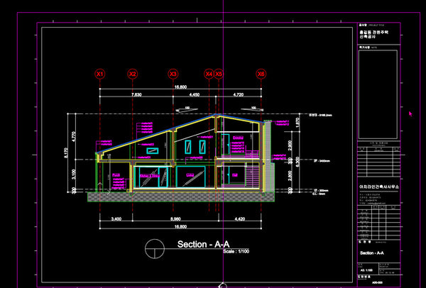 Korean BIM Drawing Sample 20230203A
