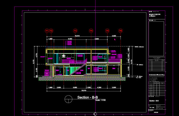 Korean BIM Drawing Sample 20230203A