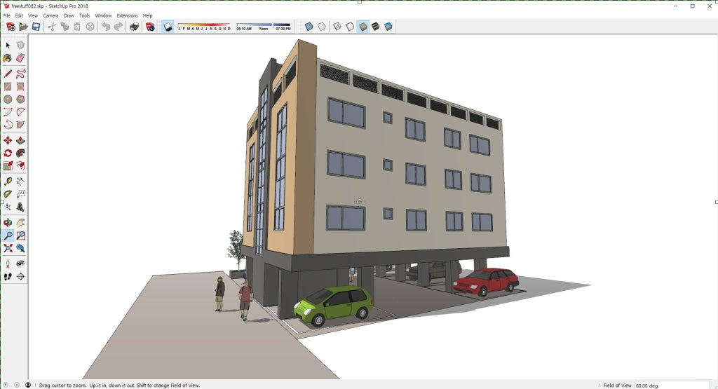 Korean_pilotis_house - Digital file