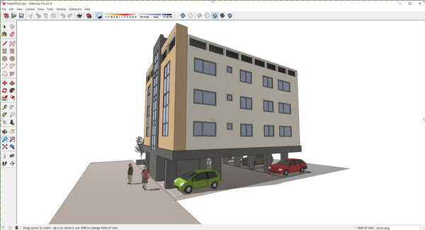 Korean_pilotis_house - Digital file