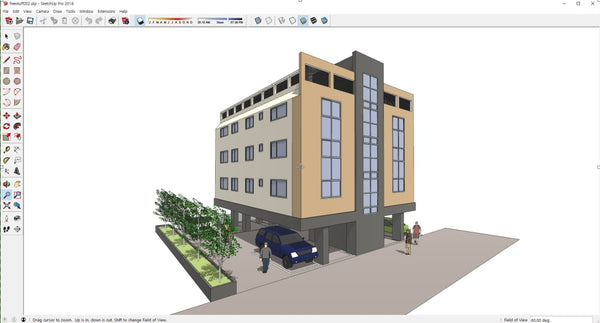 Korean_pilotis_house - Digital file