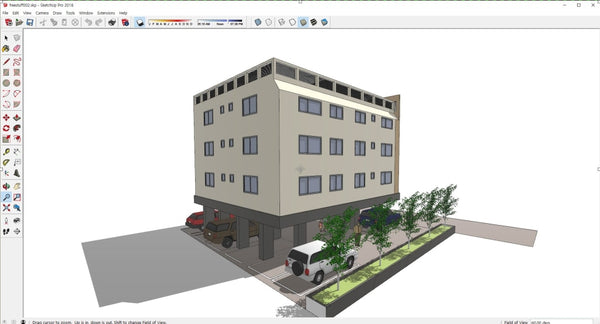 Korean_pilotis_house - Digital file