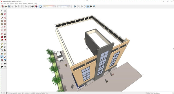 Korean_pilotis_house - Digital file