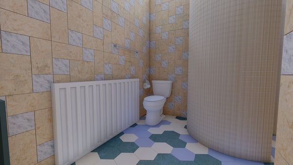 Curved Toilet Lumion 10 file