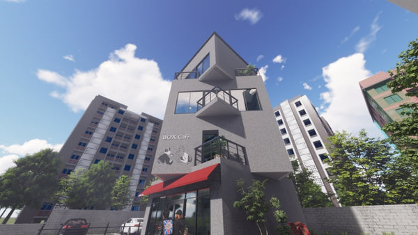 Box Cafe lumion9 file - Digital file