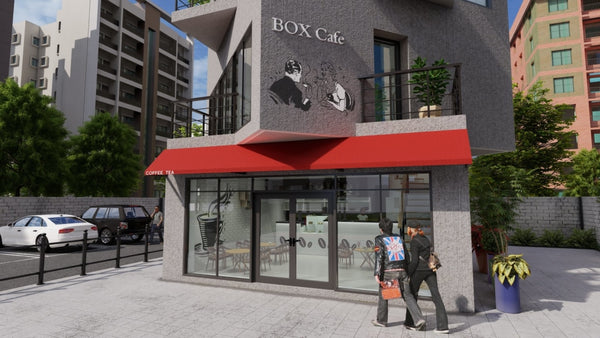 Box Cafe lumion9 file - Digital file