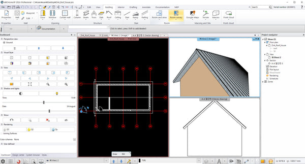 Zink Roof House Sample