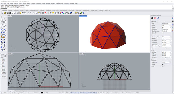 Geodesic Dome form