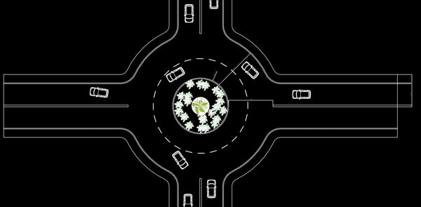 Roundabout DWG file