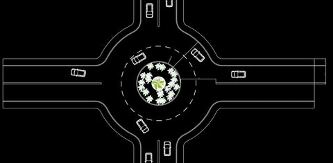 Roundabout DWG file