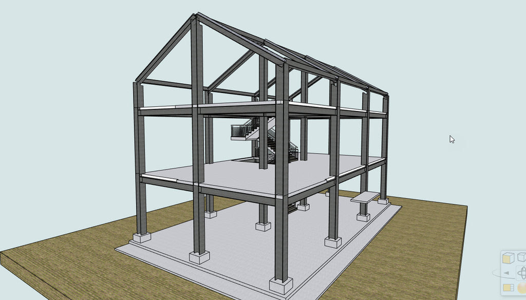 Steel Frame Building with ARCHLine.XP